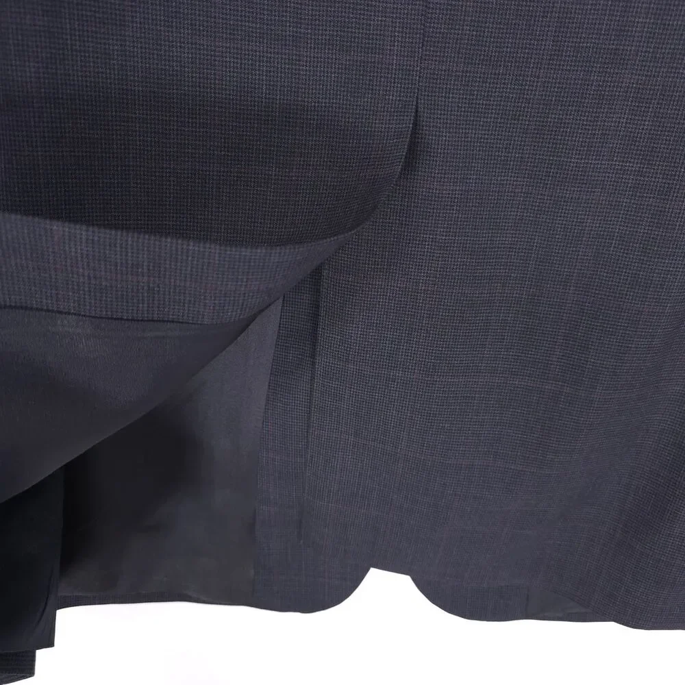 BROOKS BROTHERS 100% Wool‎ Blazer Sport Coat Navy Check Men’s 42R USA MADE ACTWU